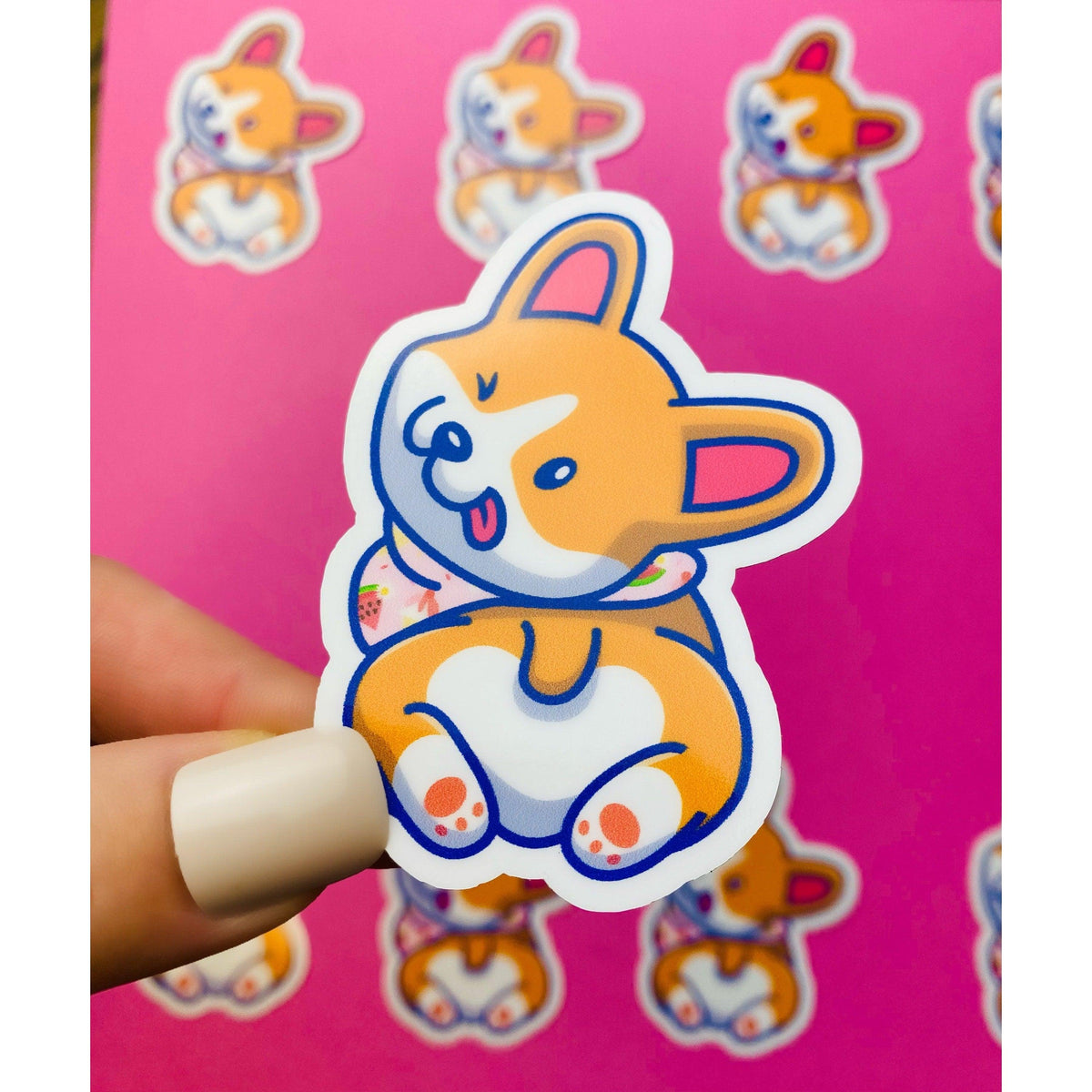 Corgi Butt Sticker