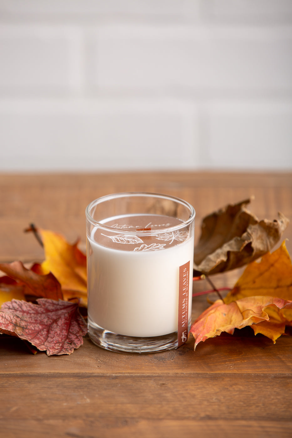 Autumn Leaves 7.5 oz Wooden Wick Candle