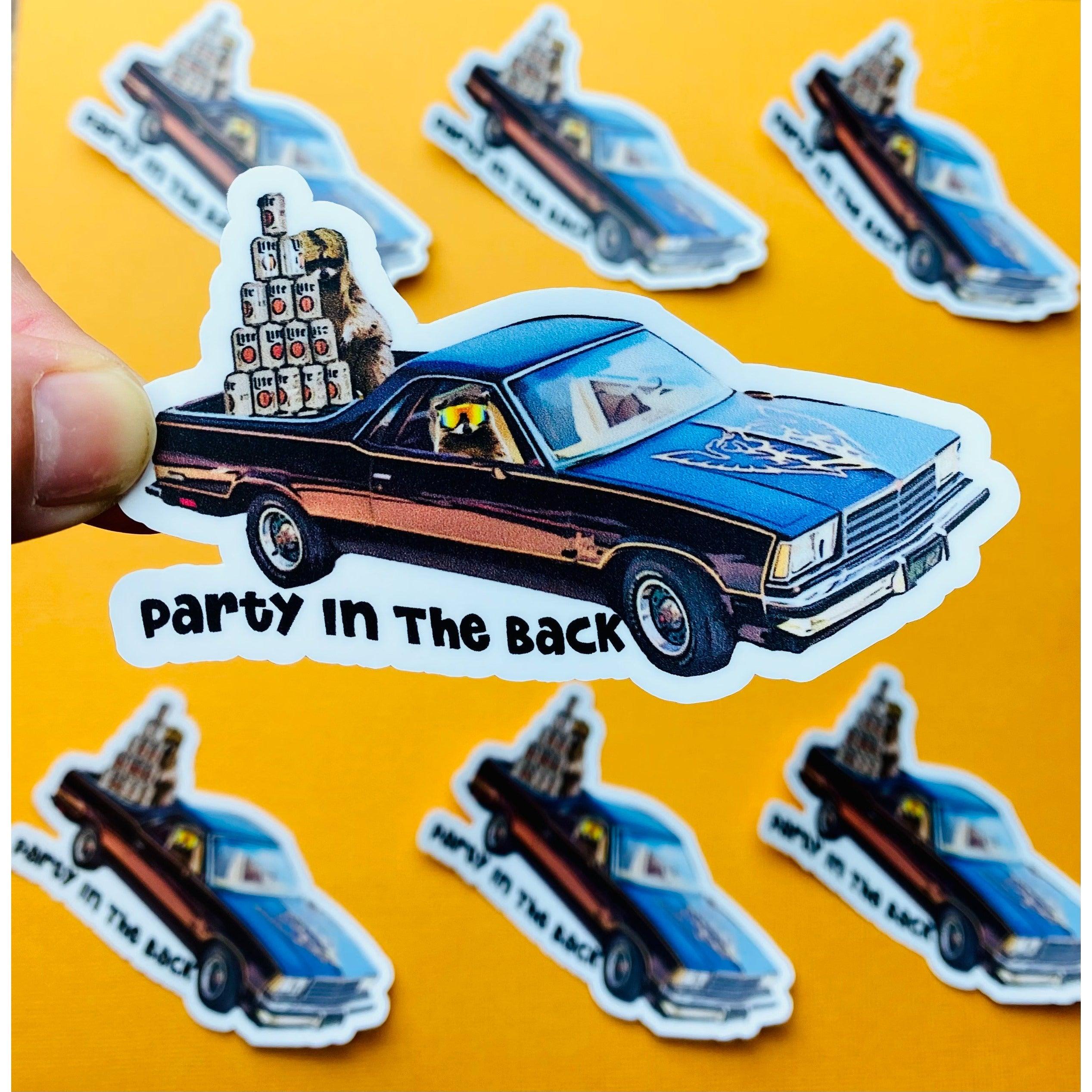 El Camino Mullet Party Sticker