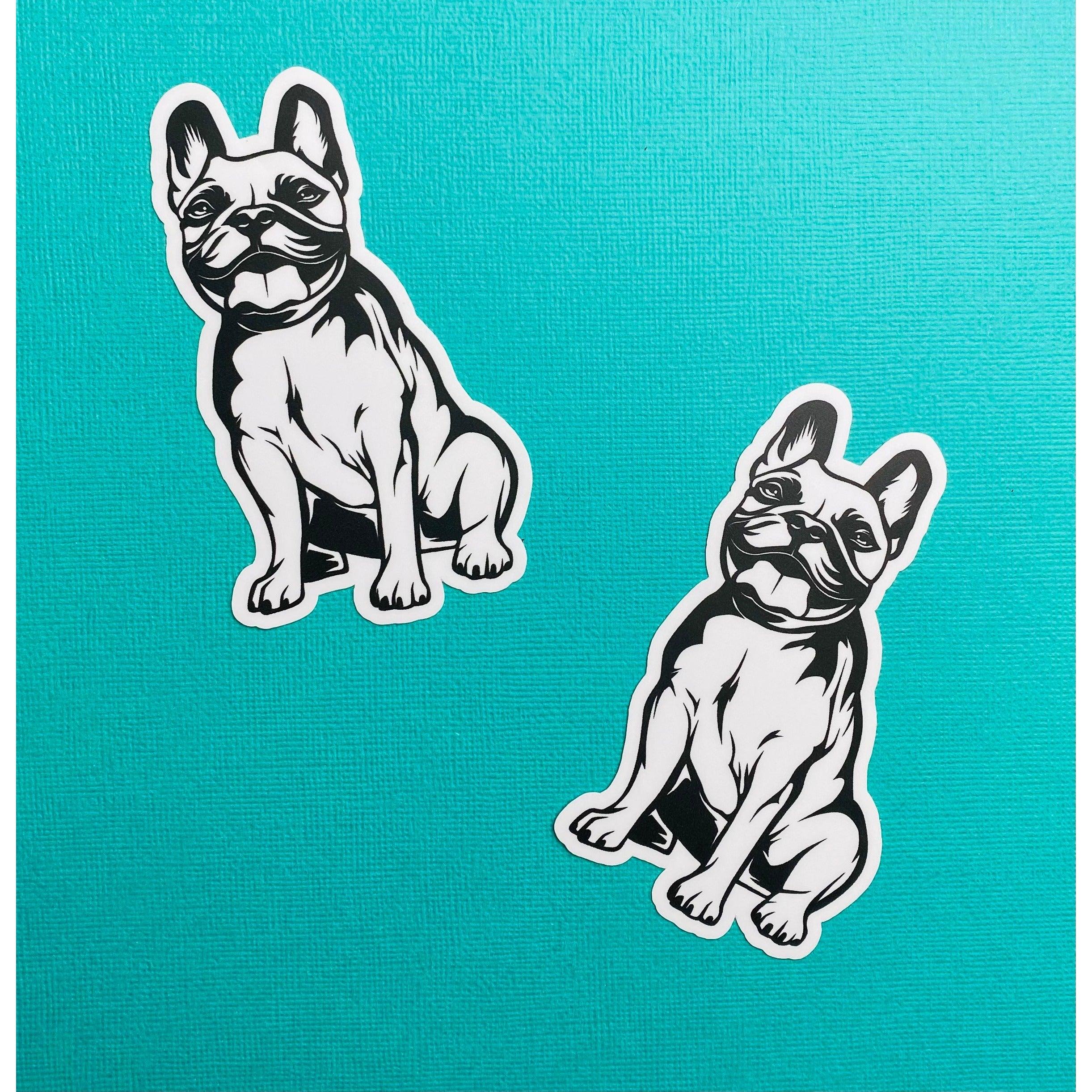 Black & White Frenchie Sticker