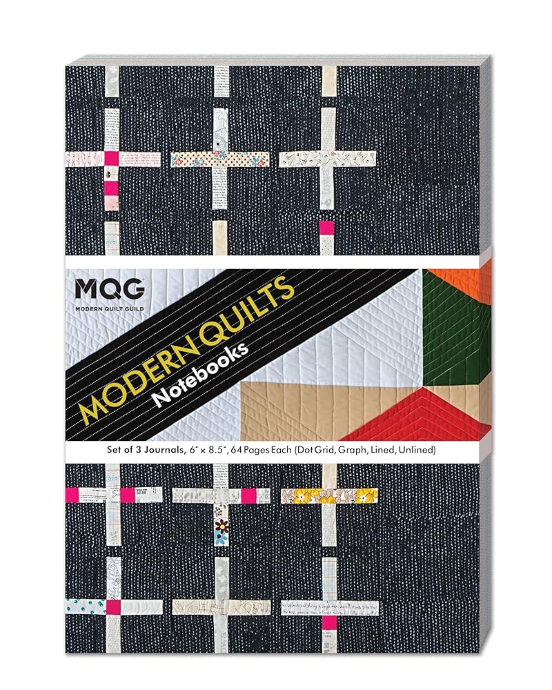 Modern Quilts Notebooks: Set of 3 Journals
