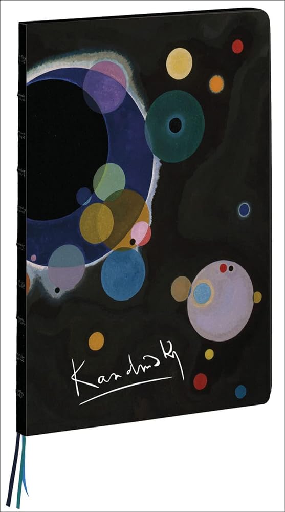 teNeues - A4 Notebook: Several Circles by Wassily Kandinsky, Hardcover - 230 Dot-Grid Pages, Heavy Hardcover, Three Ribbon Markers, Exposed Lay Flat ... A4 Style Notebook with Special Features