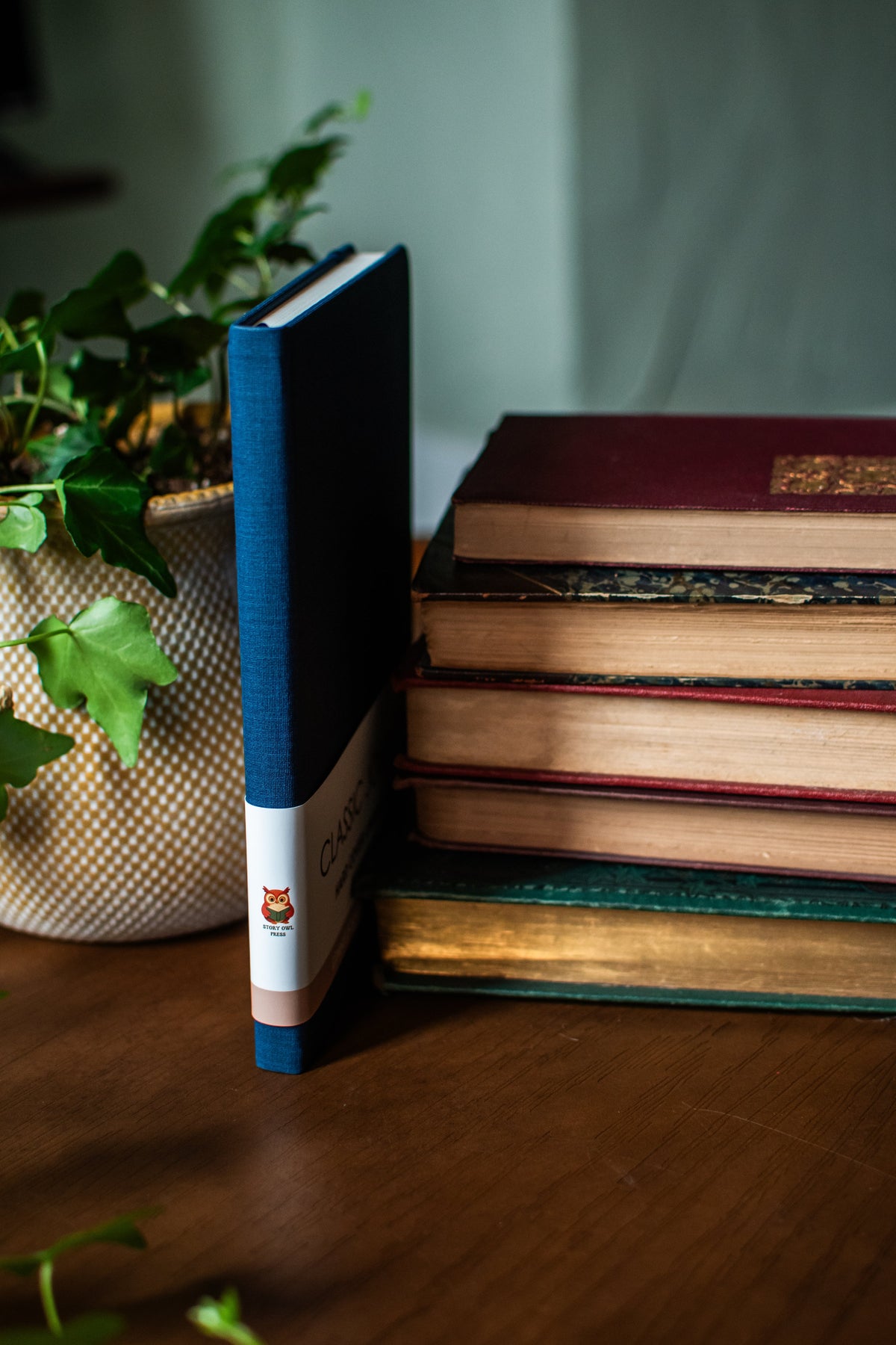 Navy Hardcover Linen Journal
