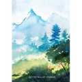 Watercolor Hillside - Dotted Bullet Journal: Medium A5 - 5.83X8.27 - Paperback