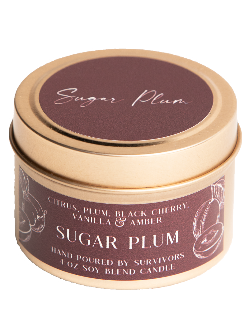 Sugar Plum Tin Candle