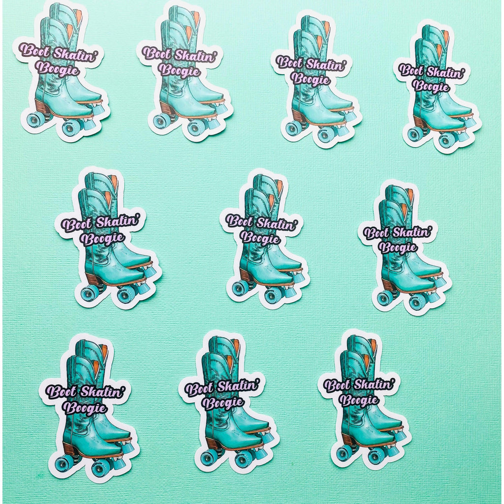 Cowboy Boot Boogie Sticker