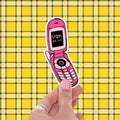 Ugh As If! Flip Phone sticker, funny stickers, stickers for laptop, stickers for book, 90s stickers, water bottle stickers, aesthetic