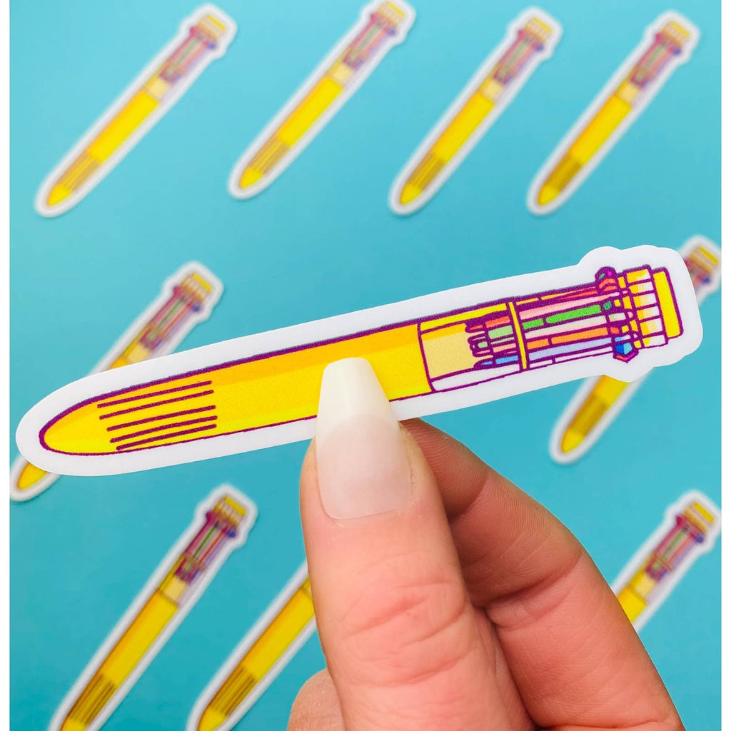 90s Rainbow Click Pen Stickers